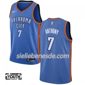 Kinder NBA Oklahoma City Thunder Trikot Carmelo Anthony 7 Nike 2017-18 Blau Swingman